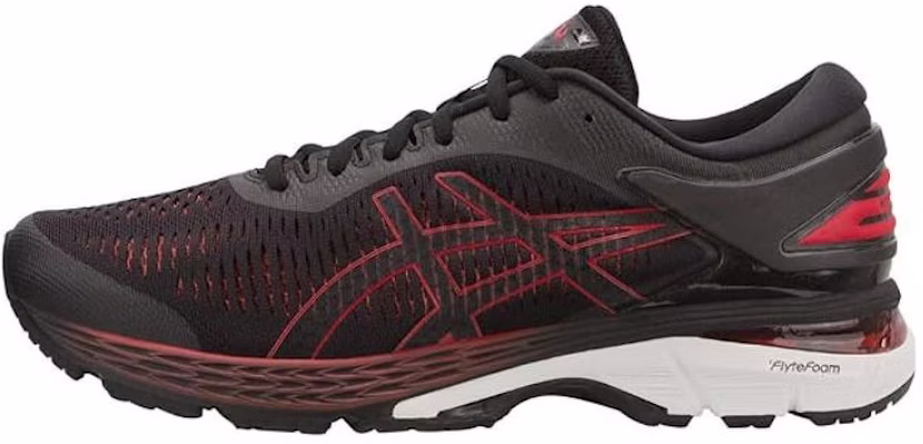 (W) 亚瑟士Gel-Kayano 25 黑/红 1012A026-004 Buy (W) 亚瑟士Gel-Kayano 25 黑/红 1012A026-004