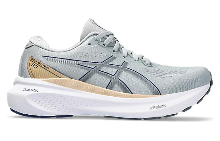 Lookbook 亞瑟士 Gel-Kayano 30 圓頭舒適 防滑耐磨 低幫 跑步鞋 女款 灰色