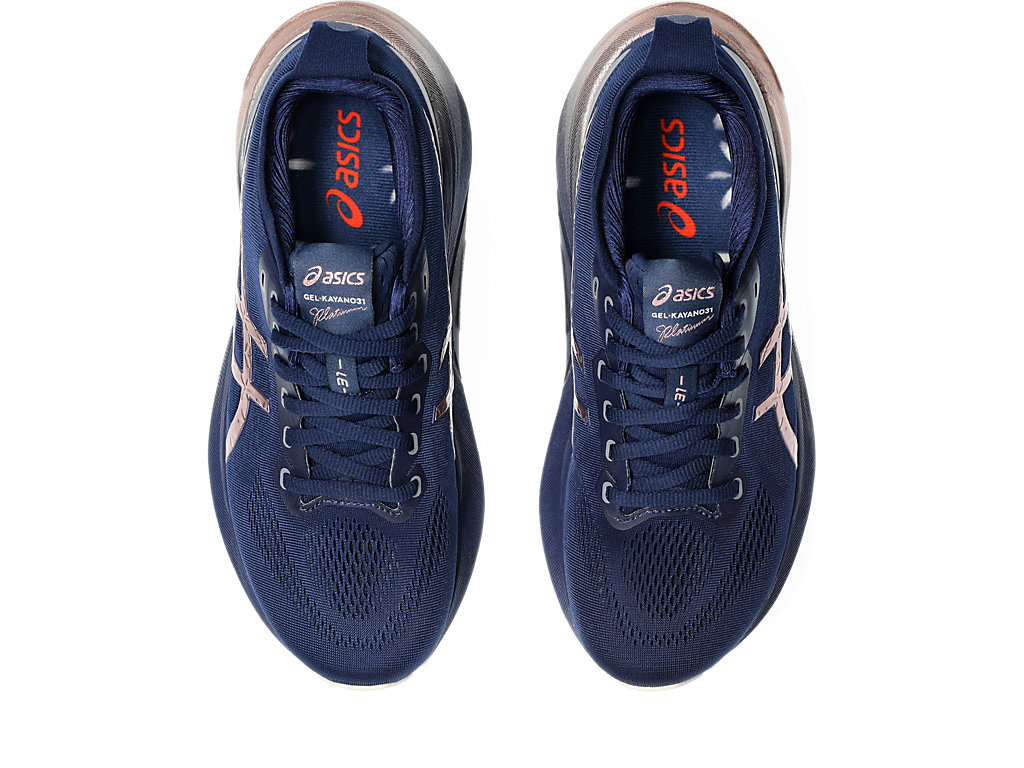 Sizing (W) 아식스 젤-카야노 31 플래티넘 '블루 익스팬스 로즈 골드' 1012B746-400