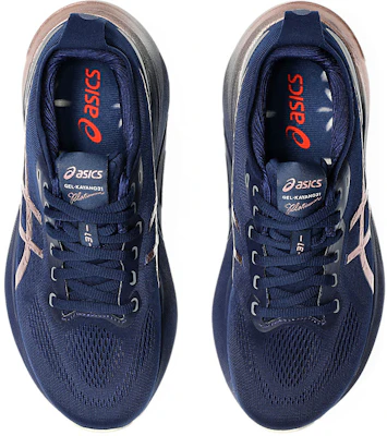 (W) 아식스 젤-카야노 31 플래티넘 '블루 익스팬스 로즈 골드' 1012B746-400 Sizing (W) 아식스 젤-카야노 31 플래티넘 '블루 익스팬스 로즈 골드' 1012B746-400