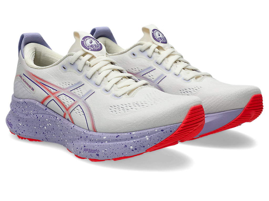 Lookbook (W) ASICS GEL-KAYANO 32 "Tokyo" Kasut Lari Krim/Edo Purple 1012B915-500