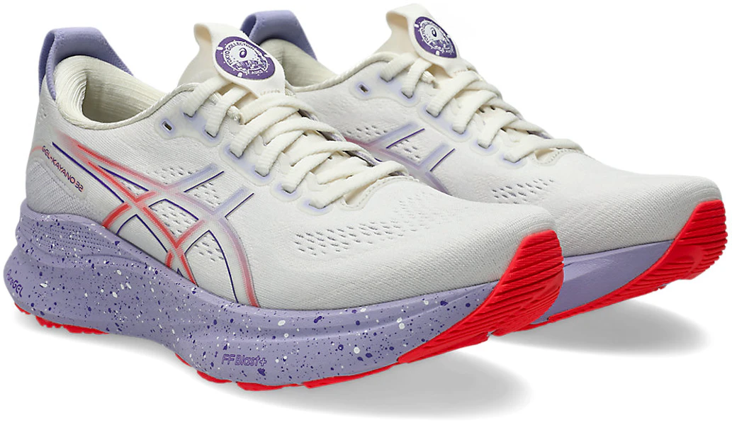 (W) ASICS GEL-KAYANO 32 "Tokyo" Kasut Lari Krim/Edo Purple 1012B915-500 Lookbook (W) ASICS GEL-KAYANO 32 "Tokyo" Kasut Lari Krim/Edo Purple 1012B915-500