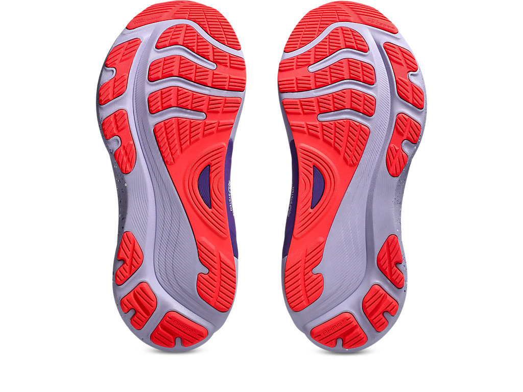 Sizing (W) 아식스 젤-카야노 32 "도쿄" 러닝화 크림/에도 퍼플 1012B915-500