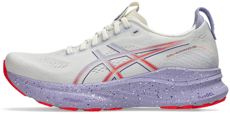 (W) ASICS GEL-KAYANO 32 "Tokyo" Kasut Lari Krim/Edo Purple 1012B915-500 1