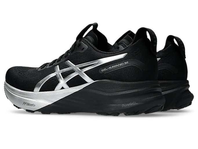 Lookbook (W) ASICS GEL-KAYANO 32 Platinum Sepatu Lari Platinum/Hitam 1012B979-001