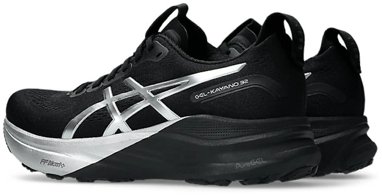 (W) ASICS GEL-KAYANO 32 Platinum Sepatu Lari Platinum/Hitam 1012B979-001 Lookbook (W) ASICS GEL-KAYANO 32 Platinum Sepatu Lari Platinum/Hitam 1012B979-001