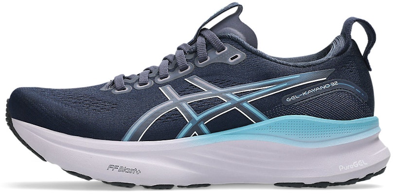 (Women) ASICS GEL-KAYANO 32 Running Shoes Midnight/Stillwater 1012B838-400 Cheap (Women) ASICS GEL-KAYANO 32 Running Shoes Midnight/Stillwater 1012B838-400