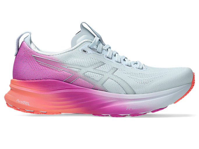(Women) ASICS GEL-KAYANO 32 Running Shoes Sky/Digital Sakura 1012C045-400