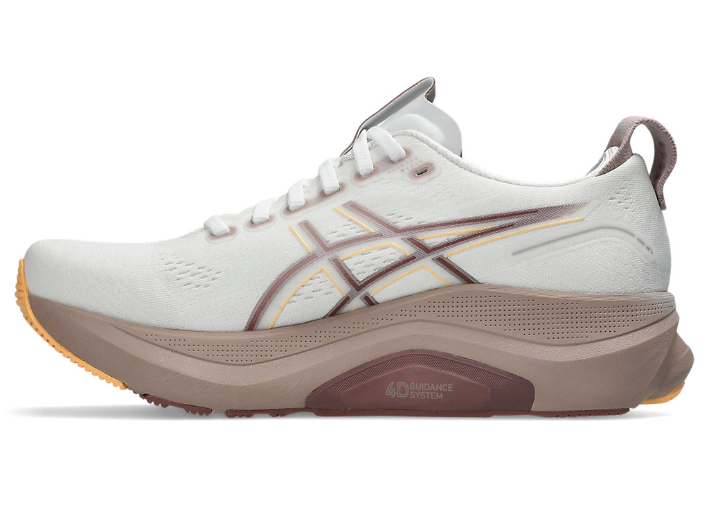 Purchase (W) ASICS ゲルカヤノ 32 ランニングシューズ ホワイト/オレンジグロー 1012B838-101