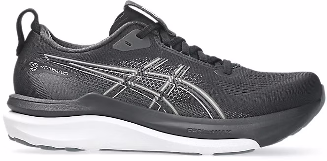 women-asics-gel-kayano-33-narrow-running-shoes-black-white-1012-b993-002