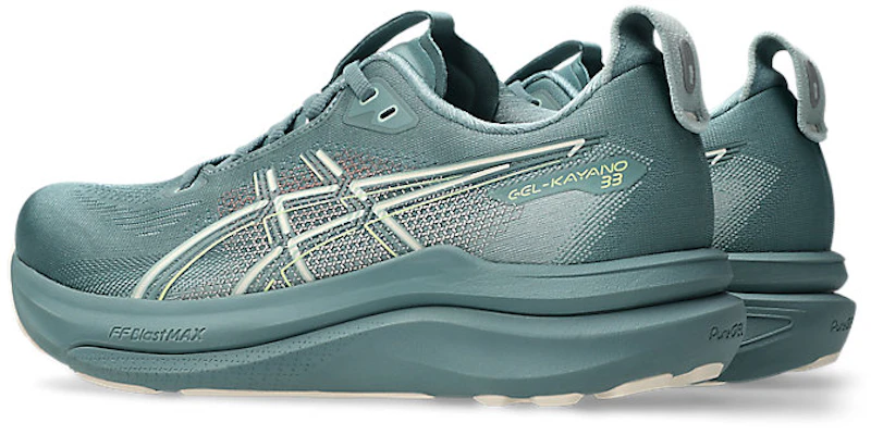 (W) ASICS GEL-KAYANO 33 Kasut Lari. Foggy Teal/Rose Dust 1012B939-402 Lookbook (W) ASICS GEL-KAYANO 33 Kasut Lari. Foggy Teal/Rose Dust 1012B939-402