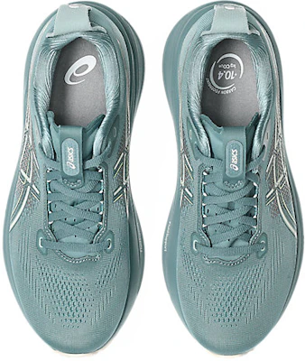 (W) ASICS GEL-KAYANO 33 Kasut Lari. Foggy Teal/Rose Dust 1012B939-402 Details for (W) ASICS GEL-KAYANO 33 Kasut Lari. Foggy Teal/Rose Dust 1012B939-402