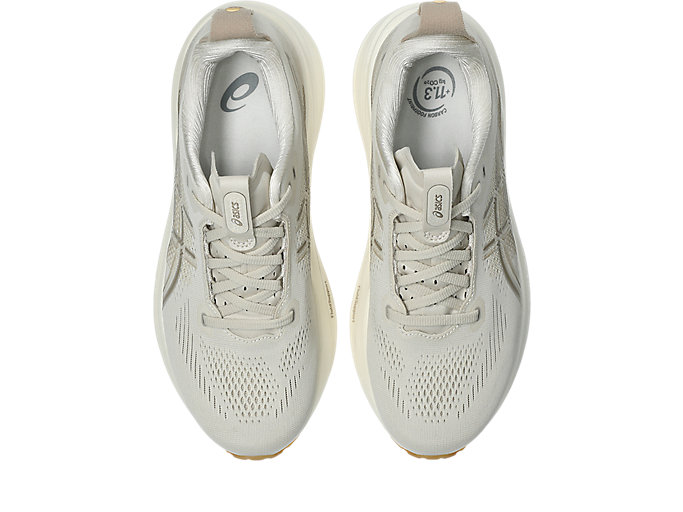 Sizing (Women) ASICS GEL-KAYANO 33 Running Shoes Oatmeal/Cream 1012B939-250