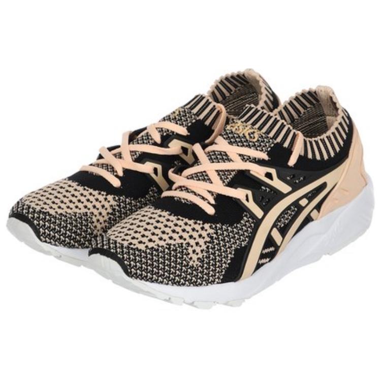 Order (W) ASICS Gel-Kayano Trainer Knit 'Keselesaan Bernafas Beige Hitam' H7W7N-1717