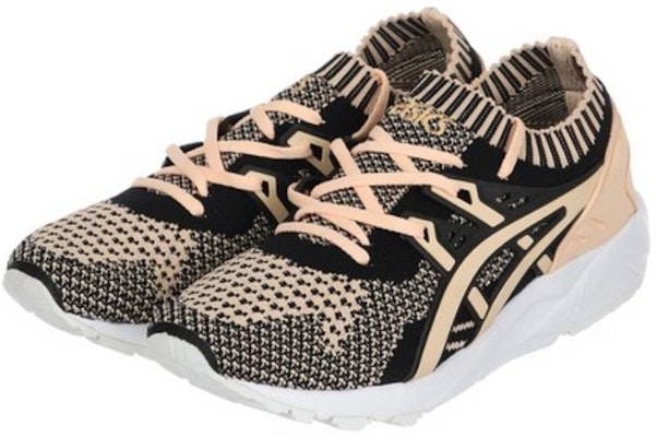 (W) ASICS Gel-Kayano Trainer Knit 'Keselesaan Bernafas Beige Hitam' H7W7N-1717 Order (W) ASICS Gel-Kayano Trainer Knit 'Keselesaan Bernafas Beige Hitam' H7W7N-1717
