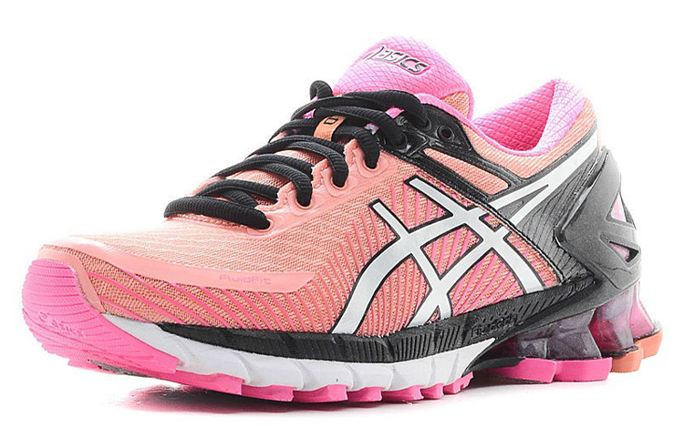 Lookbook Asics Gel-Kinsei 6 防滑耐磨 低筒運動跑步鞋 女款 粉黑