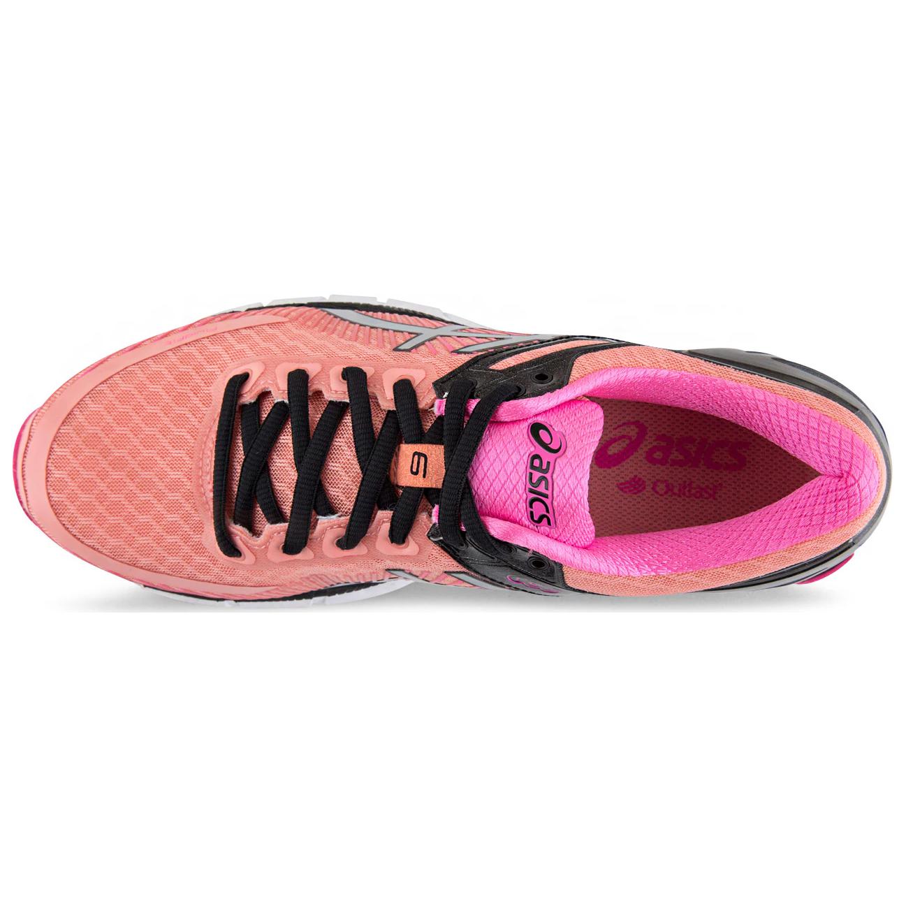 Shop Asics Gel-Kinsei 6 防滑耐磨 低筒運動跑步鞋 女款 粉黑