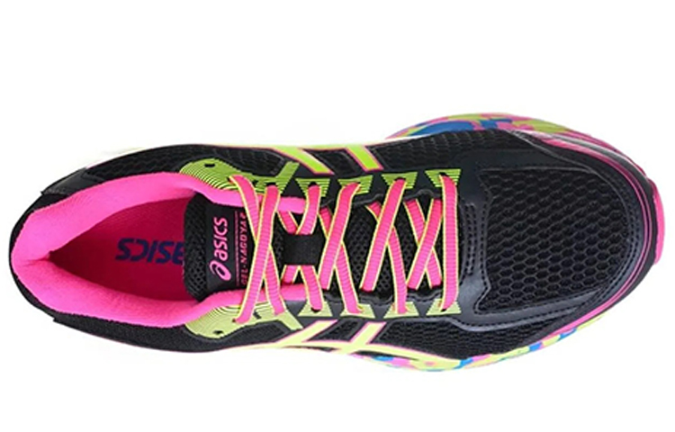 Lookbook Asics Gel-Nagoya 2 Noosa 耐磨防滑透氣 低筒跑步鞋 女款 黑黃