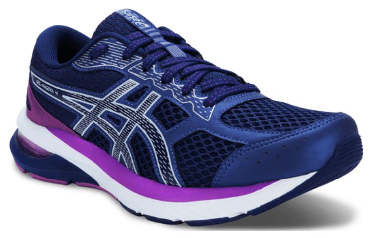 Lookbook Asics Gel-Nagoya 4 耐磨通風 低筒 跑步鞋 女款 藍紫