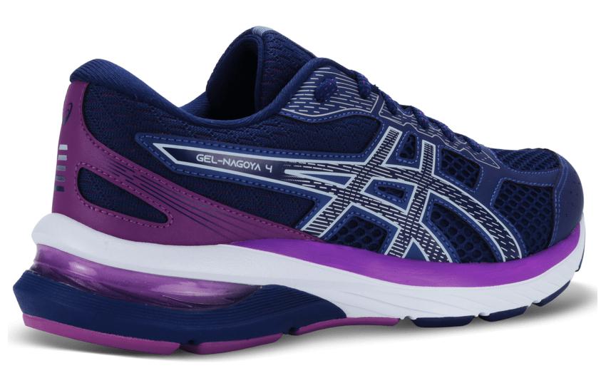 Shop Asics Gel-Nagoya 4 耐磨通風 低筒 跑步鞋 女款 藍紫