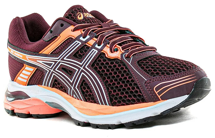 Order Asics Gel-Nagoya 舒適 透氣 低筒 慢跑鞋 女款 酒紅色