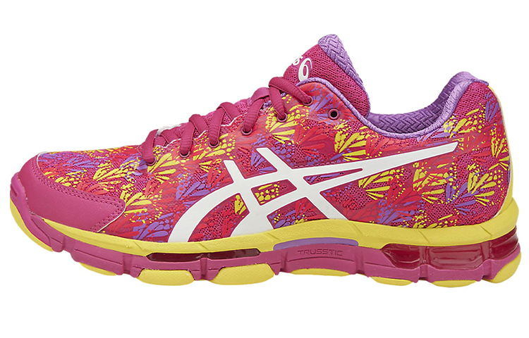 (Women) ASICS Gel-Netburner 13 'Purple Red Yellow Colorblock' R751N-1901