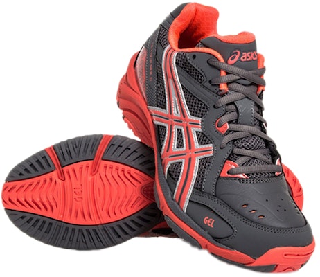 (Women) ASICS Gel-Netburner 15 'Grey Citrus Red' R352Y-9343 Shop (Women) ASICS Gel-Netburner 15 'Grey Citrus Red' R352Y-9343