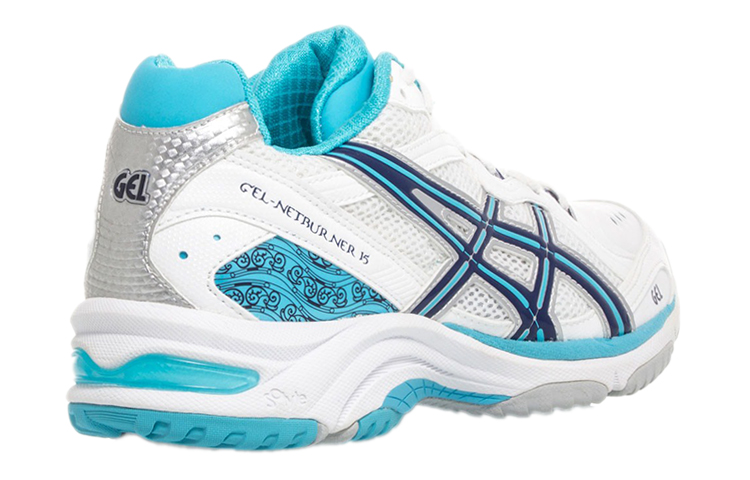 Lookbook (W) アシックス ゲルネットバーナー15 白/青 R352Y-0155