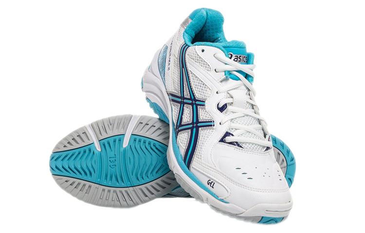Shop (W) アシックス ゲルネットバーナー15 白/青 R352Y-0155
