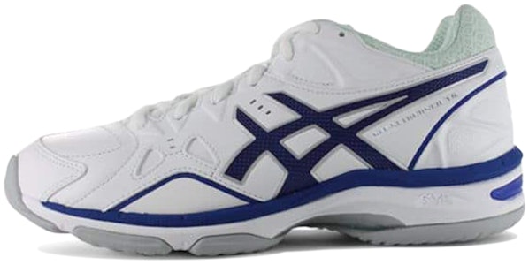 (W) アシックス ゲルネットバーナー18 白/藍 R652Y-100 Buy (W) アシックス ゲルネットバーナー18 白/藍 R652Y-100
