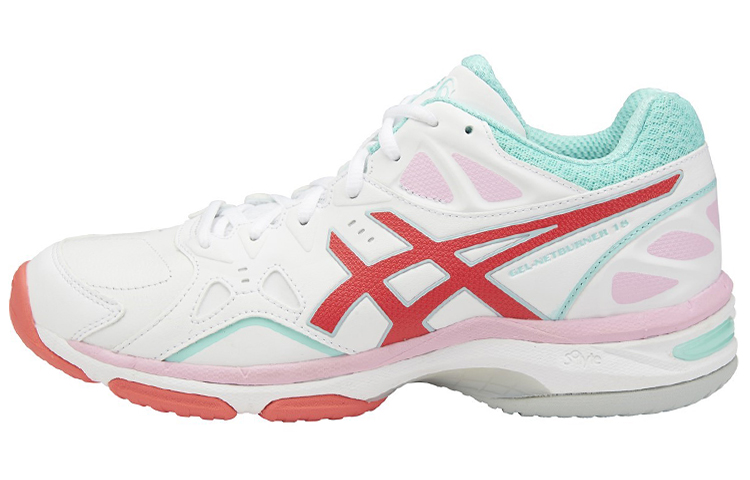 (Women) ASICS Gel-Netburner 18 'White Pink' R652Y-0120