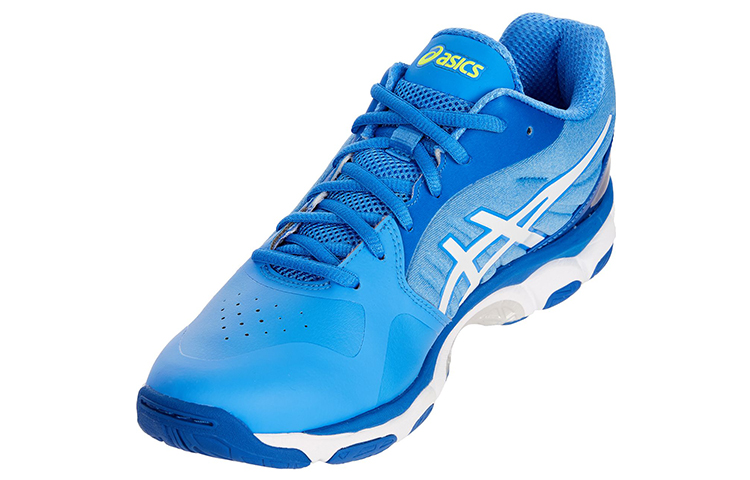 Shop Asics Gel-Netburner 19 減震防滑運動跑步鞋 女款 藍白 D寬