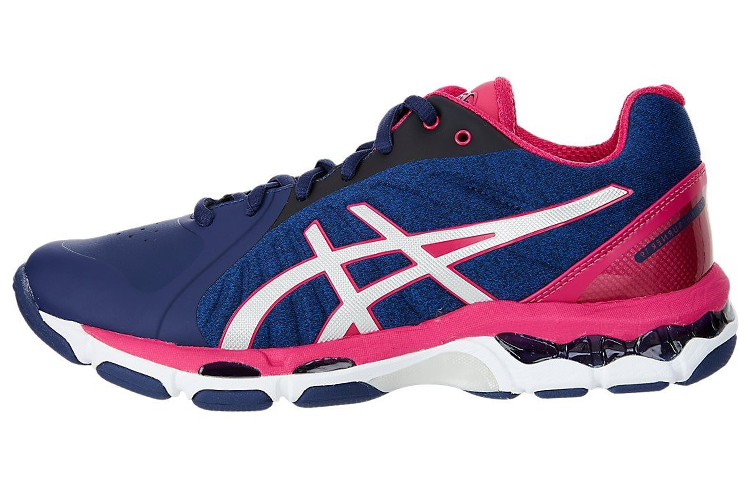 (Women) ASICS Gel-Netburner 19 'Navy Pink' 1072A018-406