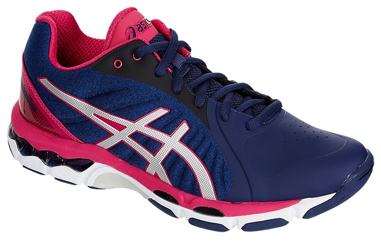Lookbook Asics Gel-Netburner 19 舒適耐磨減震 低筒運動跑步鞋 女款 藏藍粉