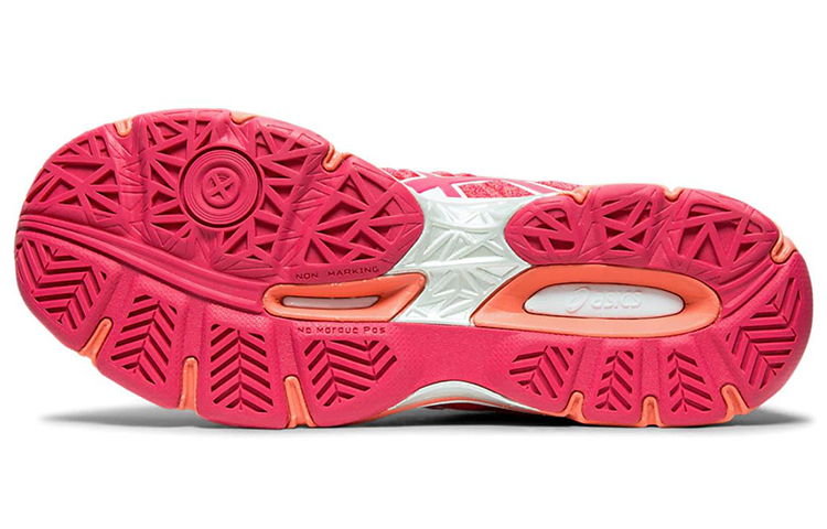 Details for Asics Gel-Netburner 19 耐磨防滑減震 低筒跑步鞋 女款 紅白