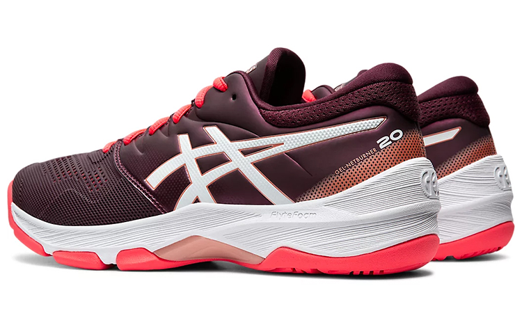 Shop (W) ASICS Gel-Netburner 20 '酒红色' 运动鞋 1072A039-501