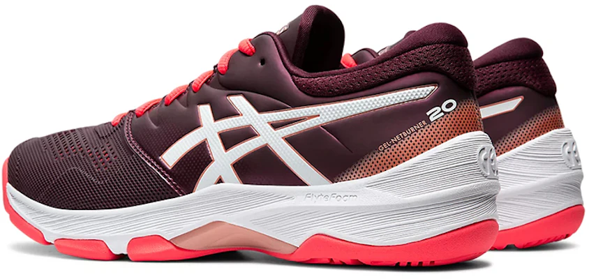 (W) ASICS Gel-Netburner 20 '酒红色' 运动鞋 1072A039-501 Shop (W) ASICS Gel-Netburner 20 '酒红色' 运动鞋 1072A039-501