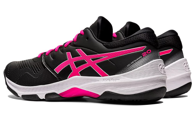 Shop (Women) ASICS Gel-Netburner 20 (D-Width) 'Black Pink' 1072A039-007