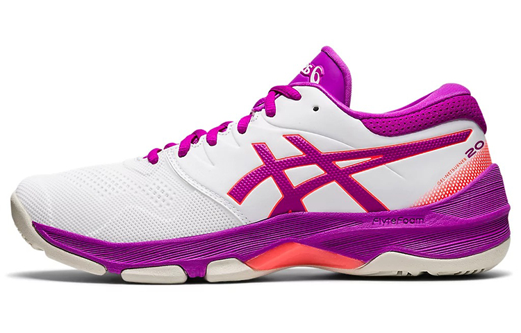 (Women) ASICS Gel-Netburner 20 'White Purple' 1072A039-105