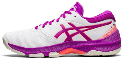 (Women) ASICS Gel-Netburner 20 'White Purple' 1072A039-105 (Women) ASICS Gel-Netburner 20 'White Purple' 1072A039-105