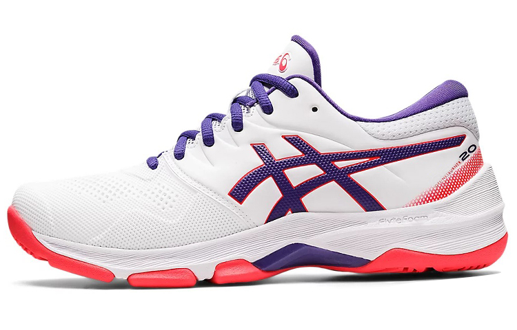 (Women) ASICS Gel-Netburner 20 'White Purple' 1072A039-104