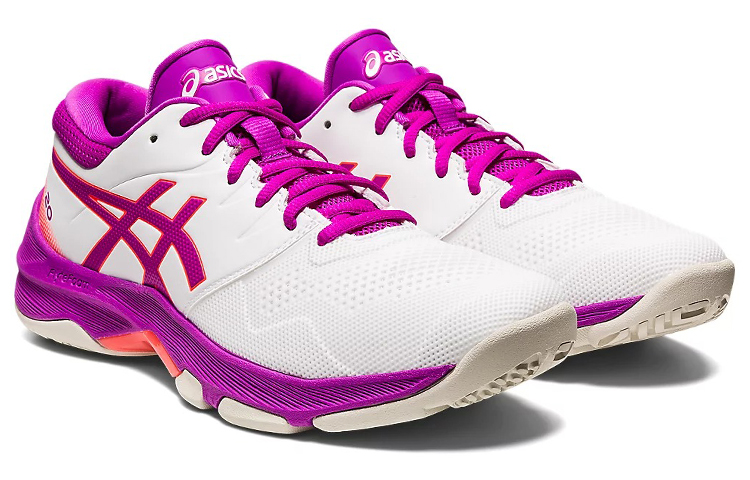 Lookbook (Women) ASICS Gel-Netburner 20 'White Purple' 1072A039-105