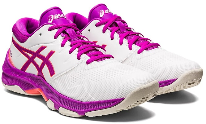 (Women) ASICS Gel-Netburner 20 'White Purple' 1072A039-105 Lookbook (Women) ASICS Gel-Netburner 20 'White Purple' 1072A039-105