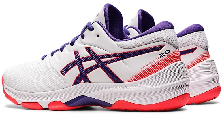 (Women) ASICS Gel-Netburner 20 'White Purple' 1072A039-104 Shop (Women) ASICS Gel-Netburner 20 'White Purple' 1072A039-104