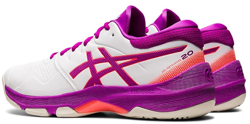 (Women) ASICS Gel-Netburner 20 'White Purple' 1072A039-105 Shop (Women) ASICS Gel-Netburner 20 'White Purple' 1072A039-105