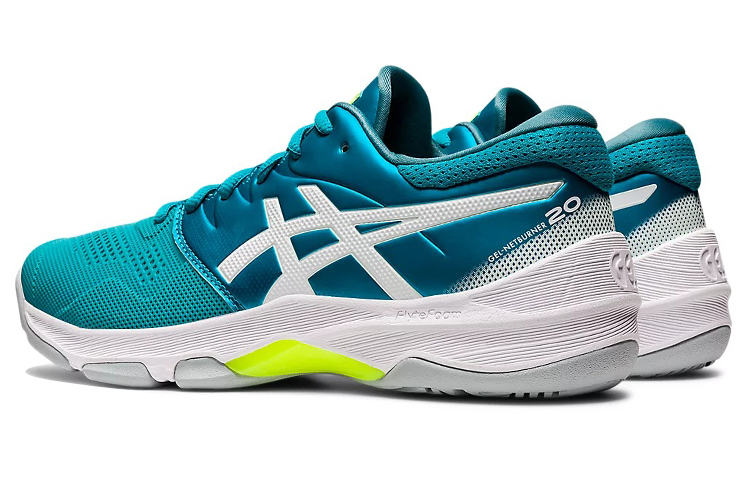 Shop (Women) ASICS Gel-Netburner 20 D-Width 'Blue White' 1072A039-300