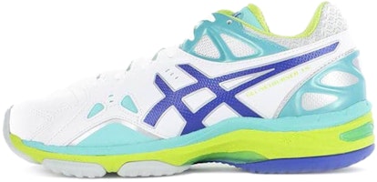 (Women) ASICS Gel-Netburner 'White Blue' R652Y-0148 (Women) ASICS Gel-Netburner 'White Blue' R652Y-0148