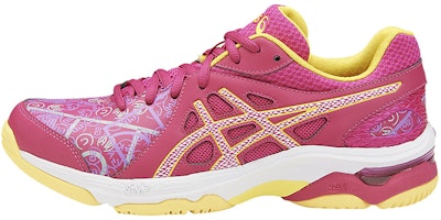 (Women) ASICS Gel-Netburner Academy 7 'Pink Yellow' R752Y-1901 (Women) ASICS Gel-Netburner Academy 7 'Pink Yellow' R752Y-1901