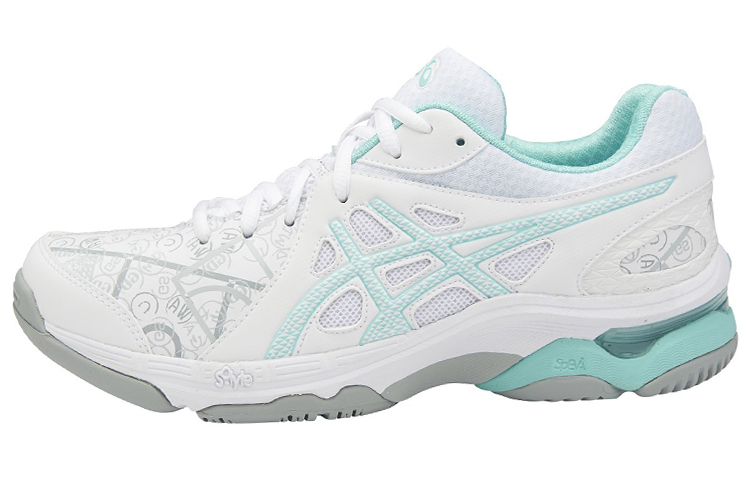 (Women) ASICS Gel-Netburner Academy 7 'White Blue' R752Y-0100