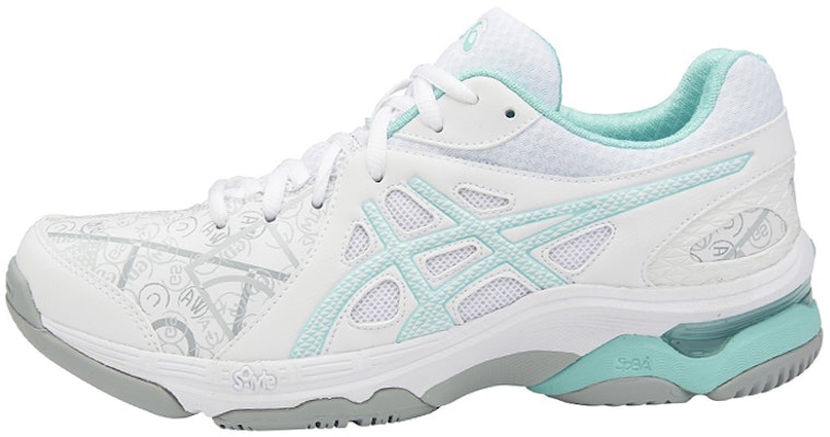 (Women) ASICS Gel-Netburner Academy 7 'White Blue' R752Y-0100 Buy (Women) ASICS Gel-Netburner Academy 7 'White Blue' R752Y-0100